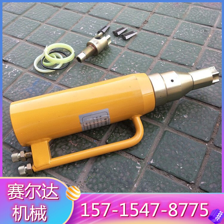 预应力群锚逐根张拉千斤顶 270kn前卡式锚索张拉机具