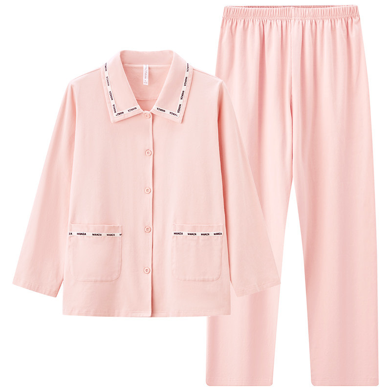 睡衣女纯棉5A抑菌长袖家居服