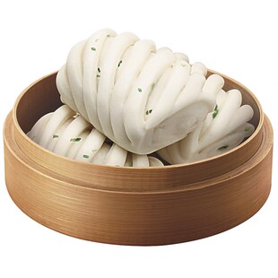 50个装千味央厨葱油花卷香葱咸味包子早餐北方半成品馒头商用餐饮