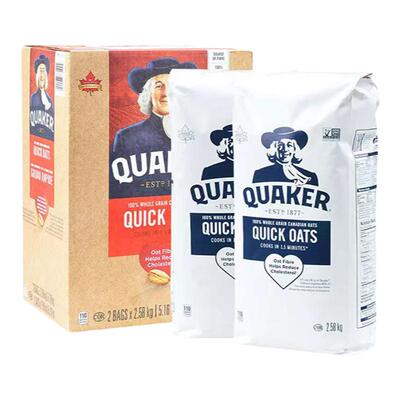 桂格加拿大早餐燕麦片无添加糖