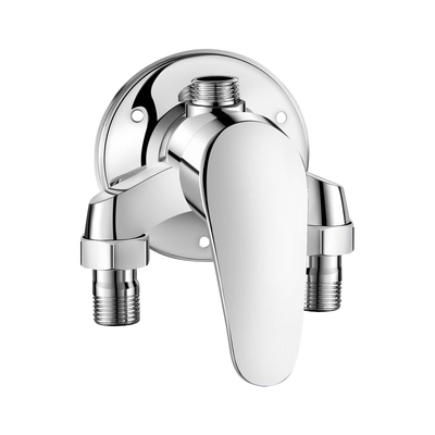 全铜明装淋浴混水阀冷热水龙头热水器太阳能花洒套明管开关混合阀