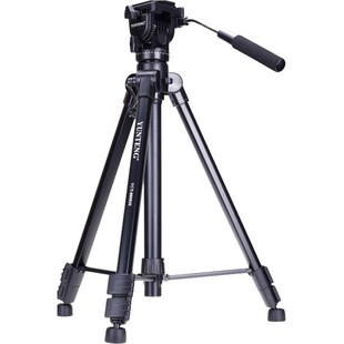 云腾880三脚架液压阻尼云台户外拍摄影单反竖拍照相机手机支架升级2米视频淘宝直播专业摄像机大型三角架通用