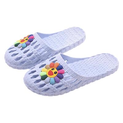 太阳花可爱凉拖半包头柔软舒适夏