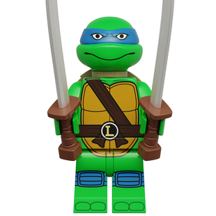 KDL817忍者神龟多纳泰罗米开朗琪罗第三方儿童拼装人仔积木玩具