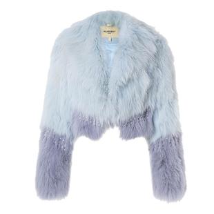 【商场同款】MAXRIENY精致轻奢华丽水晶流苏狐狸皮草冬款毛绒外套