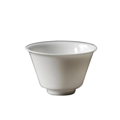 观岚羊脂玉闻香杯不烫手