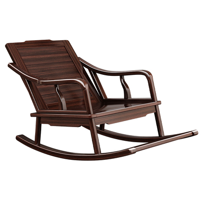 摇椅紫金檀木实木摇椅休闲阳台