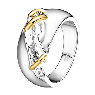 TowerOneSelect官方店TOWERONE爪痕缝线戒指不规则肌理立体感拼色