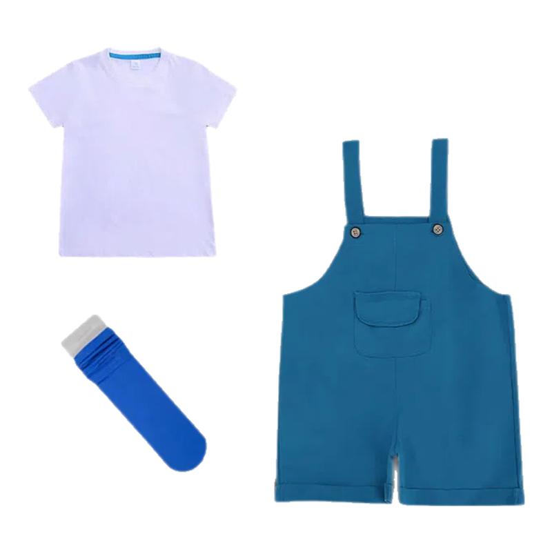 儿童跳跳糖背带裤小学生运动会啦啦队演出服幼儿园班服合唱服