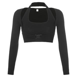 爵士上衣女性感jazz跳舞衣服练功服韩舞女团套装爵士舞蹈服女韩版