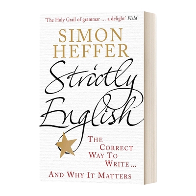 英文原版 Strictly English 严格的英语 正确的写作方式及重要性 英文版 进口英语原版书籍
