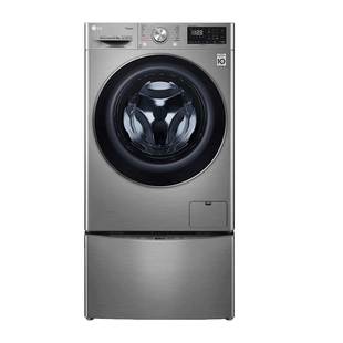 [双筒舱]LG全自动家用滚筒洗衣机波轮内衣分区洗FY13PYW线下同款