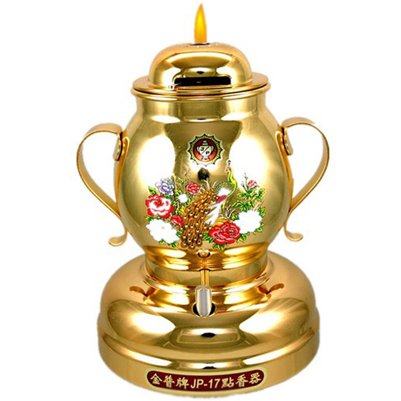 台湾金普电子点香器安全无烟环保