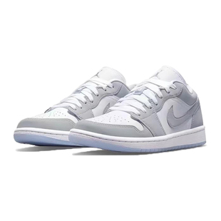 Air Jordan 1 Low AJ1烟灰雾霾白灰 复古低帮篮球鞋DC0774-105