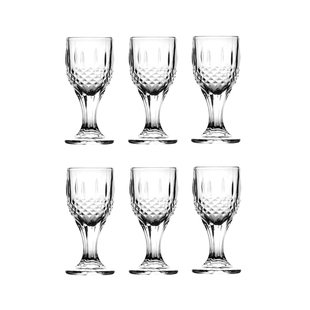 玻璃白酒杯小酒杯一口杯子弹杯家用酒壶酒盅烈酒杯套装分酒器商用