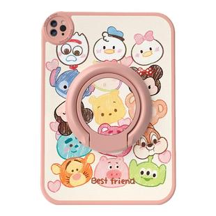 Q版适用苹果ipad5/6保护套ipadpro2021新款air4防摔mini5全包边7硅胶8可爱10第十代6支架3可旋转2横竖支撑