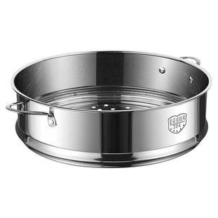 铿锵蒸屉家用304不锈钢蒸笼炒锅奶锅蒸锅通用篦子蒸馒头神器蒸格