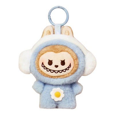 POPMART泡泡玛特 泡泡萌粒 毛绒绒暖呼呼系列 毛绒挂件盲盒礼物