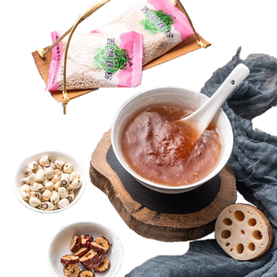 杭州老字号万隆果干食品杭州特产420g红枣莲子西湖藕粉独立小包装