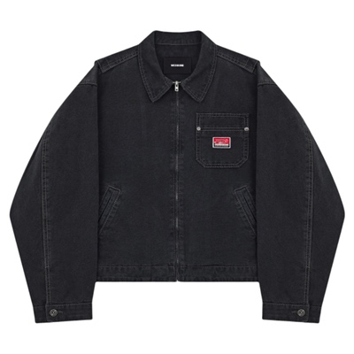 WE11DONE26夏季新品男女同款粗线绗缝工装夹克宽松休闲百搭