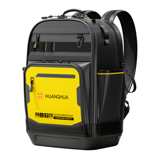 黄花双肩工具背包结实耐用电工专用五金背包维修弱电大容量收纳男