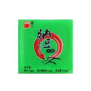 纳豆即食小颗粒纳豆解冻会拉丝发酵黄豆日本技术将门国产纳豆