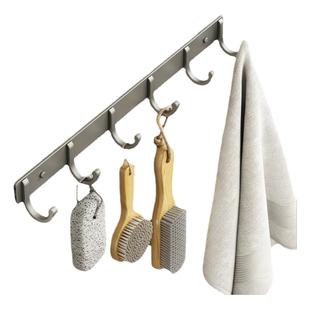 家用免打孔太空铝挂衣钩挂钩壁挂式多功能排钩粘钩衣服衣帽钩子