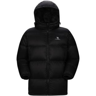 骆驼羽绒服女冬小个子户外面包服女款2025冬季加厚登山外套男