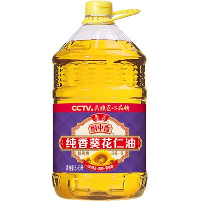 鲁花厨中香葵花仁油5.43L