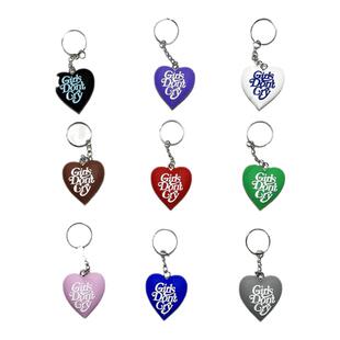 HUMAN MADE NIGO Verdy Girls Don't Cry彩色爱心钥匙扣挂件挂饰