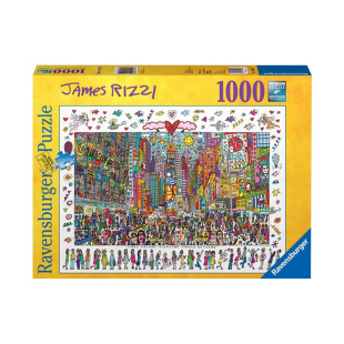 【镇店之宝】睿思德国进口成人1000片时代广场解压收藏拼图玩具
