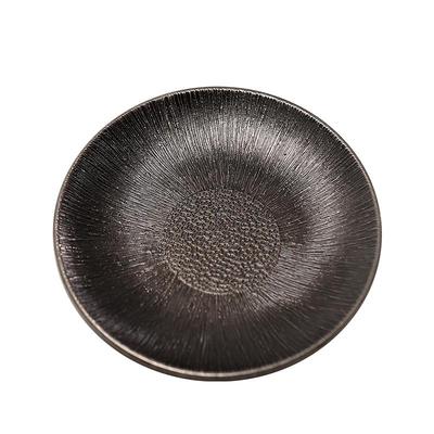 瓷艺尧合金杯垫仿古铜带收纳架