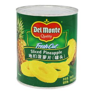 地扪菠萝片罐头836g整箱蛋糕烘焙