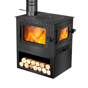 真火壁炉燃木柴火取暖炉民宿别墅冬天家用室内农村烧柴客厅烤火炉
