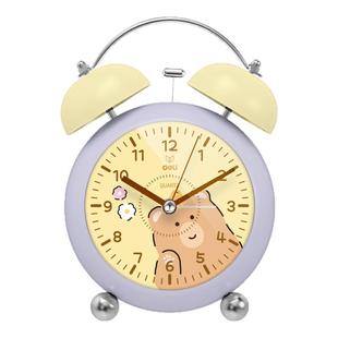 得力闹钟学生专用起床神器2025新款儿童闹钟强力叫醒学习闹铃时钟