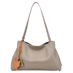 红谷包包2026新款质感真皮单肩腋下包通勤高级感斜挎包休闲女士包