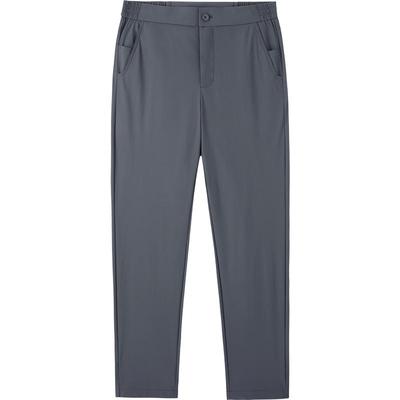 骆驼男装休闲裤男2025夏季高弹力户外运动透气薄款冰感直筒长裤子