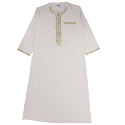 新款mu斯林男士长袍迪拜阿拉伯长衫宽松民族服装加肥加大长袖男装