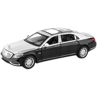 嘉业1:32奔驰迈巴赫S650合金车模仿真汽车模型声光回力儿童玩具车