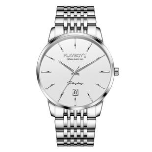 花花公子官方正品旗舰店男士手表名牌机械表2026新款钢带男表防水