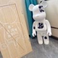 Purple Crystal Bear + Wooden Box + Nameplate 70cm