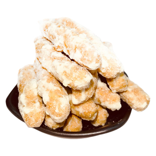 湖南常德土特产谢老五兰花根传统糕点怀旧老式白糖根解馋零食甜味