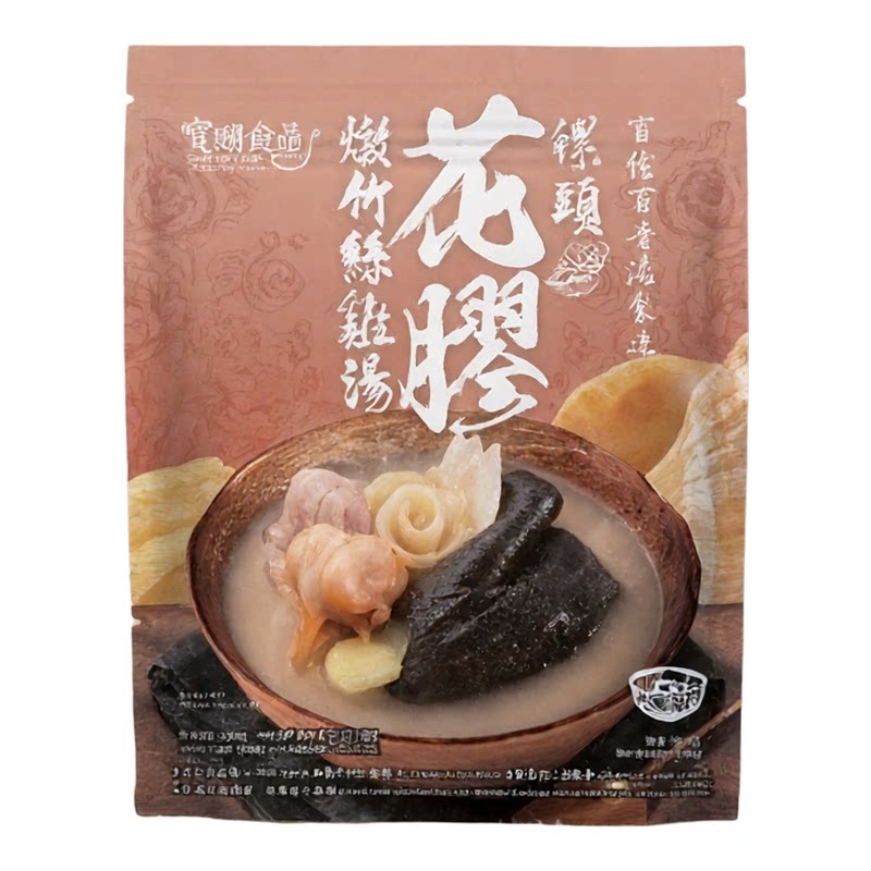 宝湖厨庄花胶螺片炖竹丝鸡500g*2件煲汤炖汤滋补养生强壮筋骨汤料