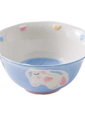 陶瓷可爱少女心独角兽甜品沙拉碗