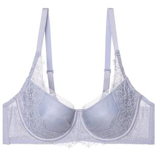 爱慕内衣女红本命年大胸显小无纺布文胸软钢圈收副乳胸罩AM127611