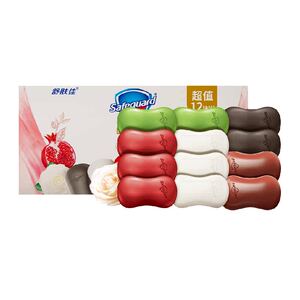 舒肤佳红石榴乌木玫瑰香排浊香皂洗澡12块