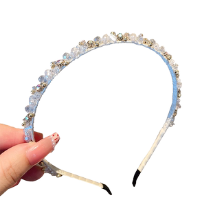 精致发箍女水晶复古气质法式宫廷细发箍压头发头饰发卡夏季发捆