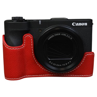 耐影适用于powershot相机包底座佳能v1/R50/R100复古底座CanonV1手掌纹半套底座防撞包微单相机r50底座保护套