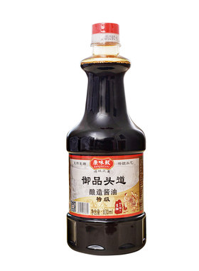 康味致御品头道830ML头抽正果增城特产酿造酱油特级生抽古法豉油