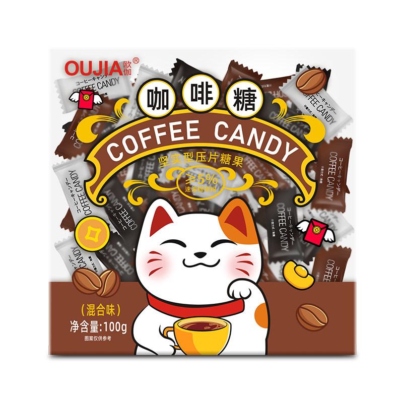 欧伽无糖益生菌黑咖啡片